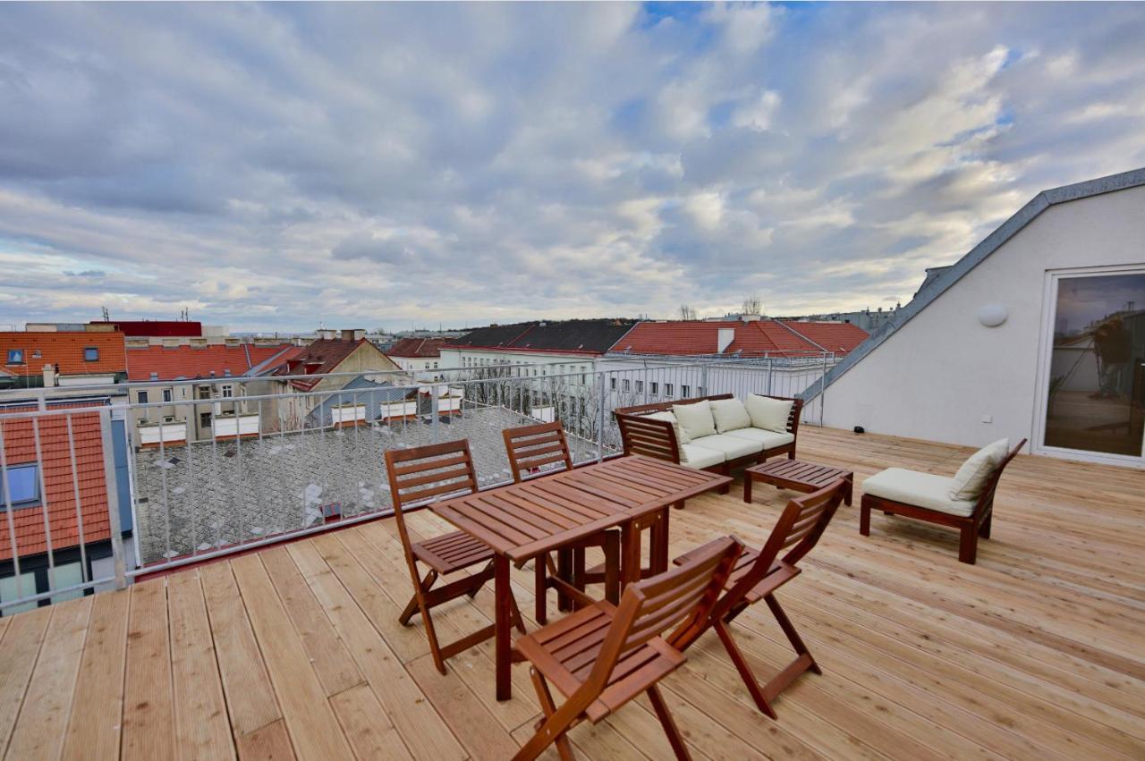 Ferienwohnung Sunny Penthouse L Dg5'12 Wien Exterior foto