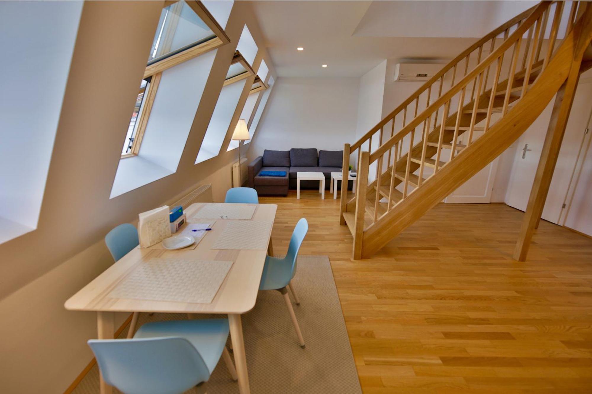 Ferienwohnung Sunny Penthouse L Dg5'12 Wien Exterior foto